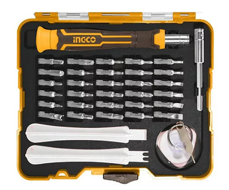 Набор бит с держателем для точных работ 37 предметов INDUSTRIAL INGCO Фотография_0
