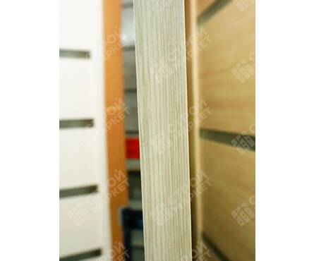 Дверь межкомнатная Дуб Молочный МЛ 7/11 со стеклом 800х2005 мм Фотография_4