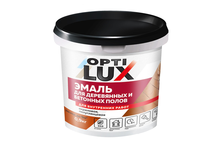 Эмаль для пола OPTILUX золотисто-коричневая, акриловая, 0.9 кг 