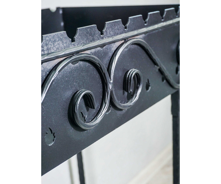 Мангал кованый с декором и подставкой разборной 750х350х700 мм Малый Фотография_4