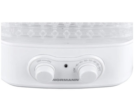 Сушилка для овощей и фруктов 250 Вт, 5 лотков, регулировка температуры AFD-801 NORMANN Фотография_1