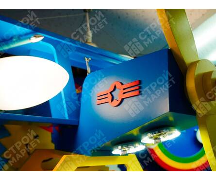 Люстра детская LIGHT REPUBLIC Самолет 3880-6P 160W DBL Фотография_3