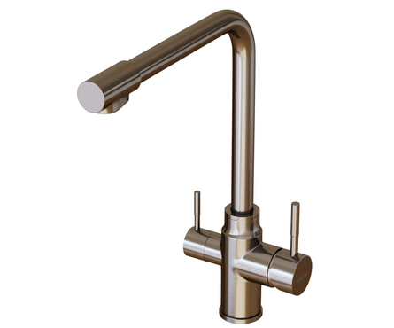 Смеситель для кухни MIXLINE MLSS3220/0320 с выходом для питьевого фильтра, сатин Фотография_2