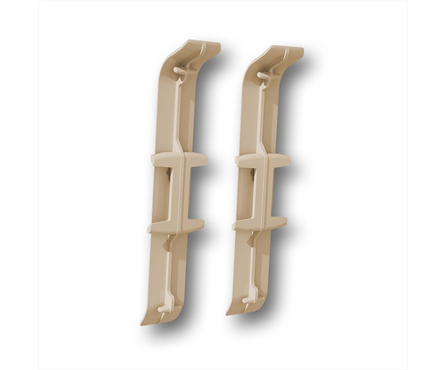 Угол ПВХ соединительный для плинтуса напольного 85 мм Дуб Классик 228 ИДЕАЛ Деконика (2 шт/флоуп) Фотография_1