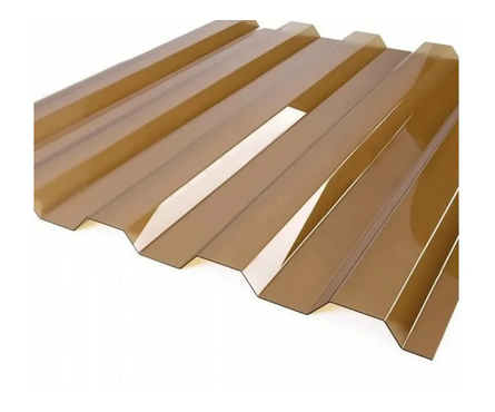 Профилированный ПК С8 трапеция бронза 0.8 мм (2х1.05 м) Фотография_0