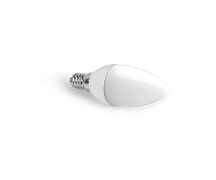 Лампа светодиодная LED 7 Вт Е14 4000К, белый матовая свеча Фотография_0