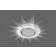 Светильник Feron ДВО-11W GX53 4000К без лампы, со светодиодной подсветкой, хром с прозрачным стеклом Фотография_4