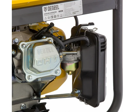 Генератор бензиновый 2.8 кВт 230 В бак 15 л ручной стартер PS-28 DENZEL Фотография_4