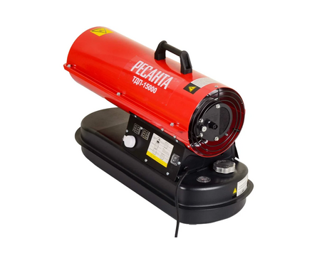 Тепловая пушка дизельная 15кВт/220В/150м² ТДП-15000 РЕСАНТА Фотография_1