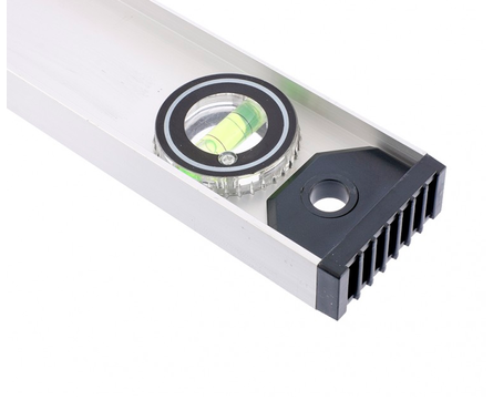 Уровень алюминиевый Matrix «Рельс» 3 глазка (1 поворотный), 600 мм Фотография_1