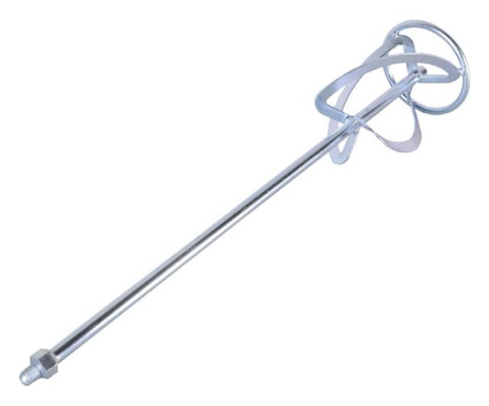 Венчик 120х600 мм для красок и штукатурных смесей М14 оцинкованный (снизу вверх) ВИХРЬ Фотография_2