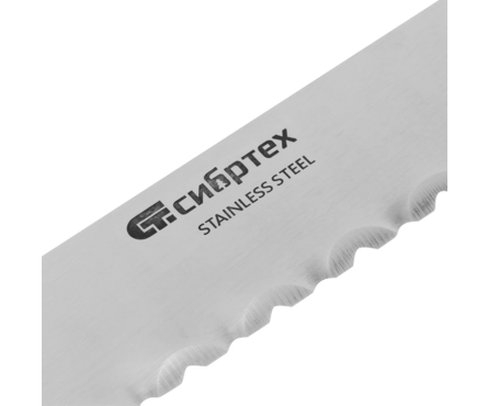 Нож для резки теплоизоляционных панелей 475 мм, лезвие 340 мм, обрезиненная рукоятка СИБРТЕХ Фотография_3