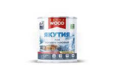 Лак для дерева полиуретановый WOOD Extra Якутия 0.9 кг