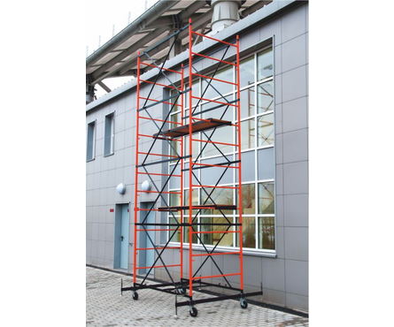 Вышка-тура окр. сталь 3.8 м (1.7х0.9 м) высота площадки 2.6 м 3 секции РАДИАН-ОМЕГА Фотография_1