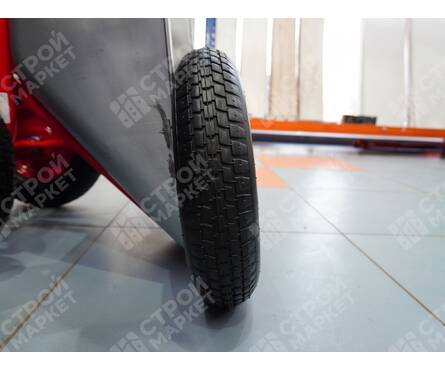 Колесо для одноколесной тачки, усиленной, 4.00-8, камерное, с подшипником, обод метал, 400 мм Фотография_2