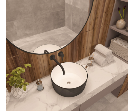 Умывальник на столешницу 410х410х165 мм A091WBG EVA GOLD Фотография_4