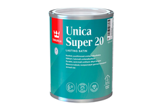 Лак алкидно-уретановый Tikkurila Unica Super 20 полуматовый, яхтный, износостойкий (0.9 л)