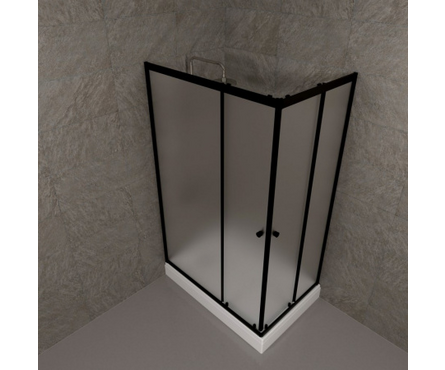 Душевое ограждение прямоуг. 1200х800х2020х4 мм стекло квадрат низкий поддон+сифон Вента-БВ ТРИТОН Фотография_3