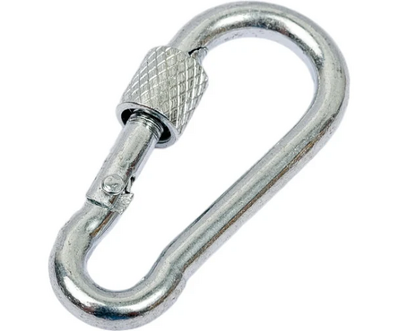 Карабин пожарный М 4 с фиксатором (2 шт/уп) Фотография_1