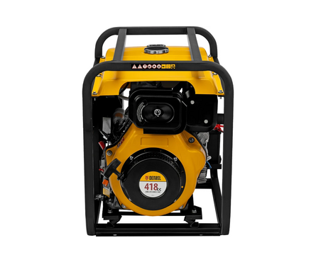 Генератор дизельный 5.5 кВт 230 В бак 11 л, электростартер DES-55E DENZEL Фотография_6