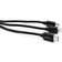 Кабель Micro USB-Lightning-Type C 3в1 3А 1.2 м зарядка черный ERGOLUX Фотография_2