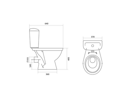 Унитаз-компакт Паллада (горизонт. вып. нижн, сид. 2-кн. арм) САНТЕК Фотография_4