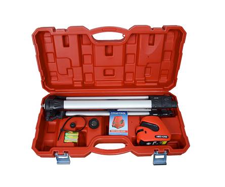 Лазерный нивелир CONDTROL NEO X200 Set (в кейсе + полноценный штатив 5/8’’, магнитный держатель, 30 м) Фотография_8