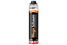 Пена монтажная KIM TEC Mega Schaum 65L, профессиональная, всесезонная, 880 мл