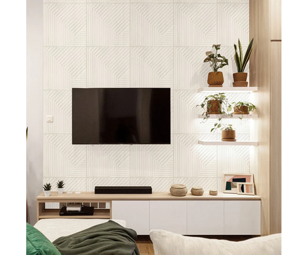 Панель ПВХ  самоклеящаяся Дуб Паллада 3 мм, 478х478 мм Фотография_1