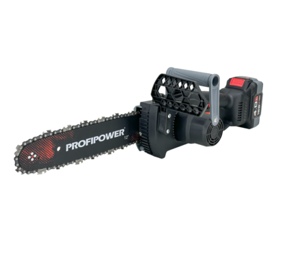 Пила цепная аккумуляторная бесщеточная 300 мм 18 В Li-ion 1 АКБ 4 А*ч, ЗУ PROFIPOWER Фотография_1