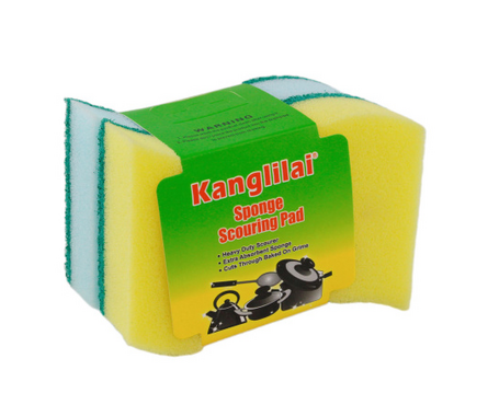 Губка для посуды абразивная HTSS891 (2 шт/уп) Фотография_0