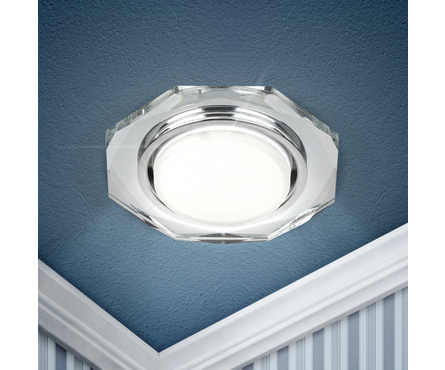 Светильник точечный Эра GX53, зеркальный, 13 Вт Фотография_1