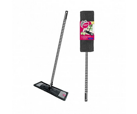 Швабра для пола насадка полиэстер, телескопическая рукоятка 130 см York Стайл Классик Фотография_1