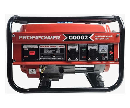Генератор бензиновый 3.5 кВт 220В бак 15 л ручной стартер БГ-4000 PROFIPOWER Фотография_0