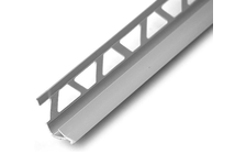 Угол ПВХ для плитки внутренний 8-7х2500 мм светло-серый ИДЕАЛ