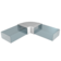 Колено прямоугольное горизонтальное Event ПВХ, белое, 55х110 мм/90° Фотография_1