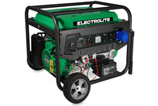 Генератор бензиновый 8.0 кВт 220 В бак 25 л с электрическим стартером колеса+ручки 9000S ELECTROLITE