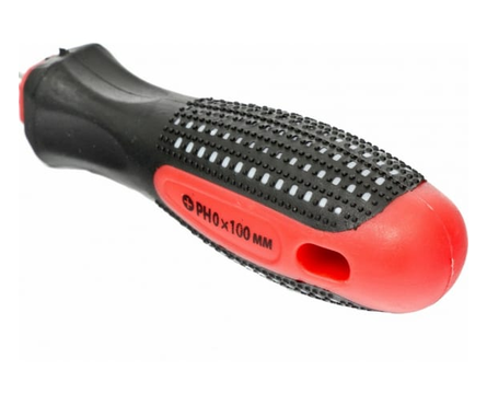 Отвертка Matrix Fusion PH 0х100 мм, 3-х компонентная рукоятка, anti slip, CrV  Фотография_2