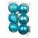 Набор шаров SY16-33, голубые матовые, диаметр 6 см (6 шт) Фотография_0