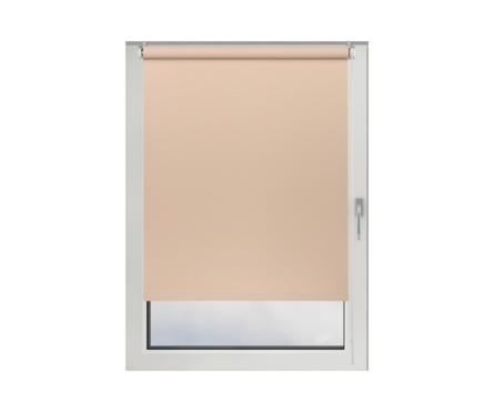 Штора рулонная PRAKTO Blackout Color, какао, 70x160 см Фотография_1