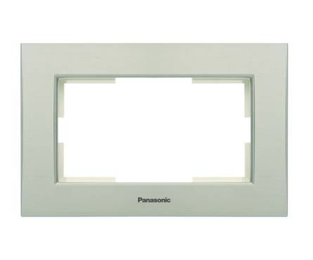 Рамка для 2-й розетки Panasonic бронза Karre Plus Фотография_0