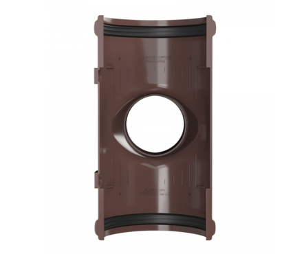 Воронка желоба ТехноНИКОЛЬ ПВХ, коричневый Фотография_2