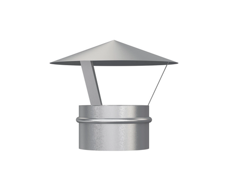 Зонт вентиляционный оцинкованный d 125 мм Фотография_1