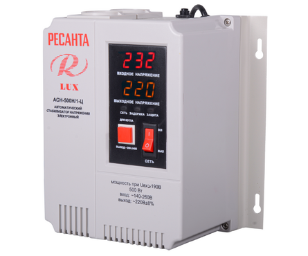 Стабилизатор АСН - 500 Н/1-Ц LUX РЕСАНТА Фотография_0