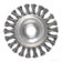 Кордщетка для УШМ Bohrer дисковая, витая, жесткая, 180 мм, толщина проволоки 0,5 мм Фотография_0