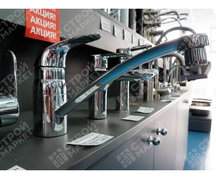 Смеситель для кухни однорычажный GROHE длинный гусак хром Euroeco  Фотография_6