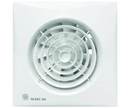 Накладной вентилятор S&P SILENT-200 CZ белый Фотография_0