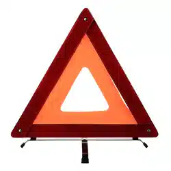 Знак аварийной остановки пластик/металл в коробке Фотография_0