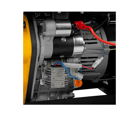 Генератор дизельный 5.5 кВт 230 В бак 11 л, электростартер DES-55E DENZEL Фотография_12
