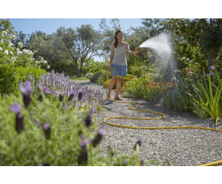 Набор для полива HoZelock Tricoflex Ultraflex Starter Set: шланг 19 мм, 20 м, комплект фитингов Фотография_3